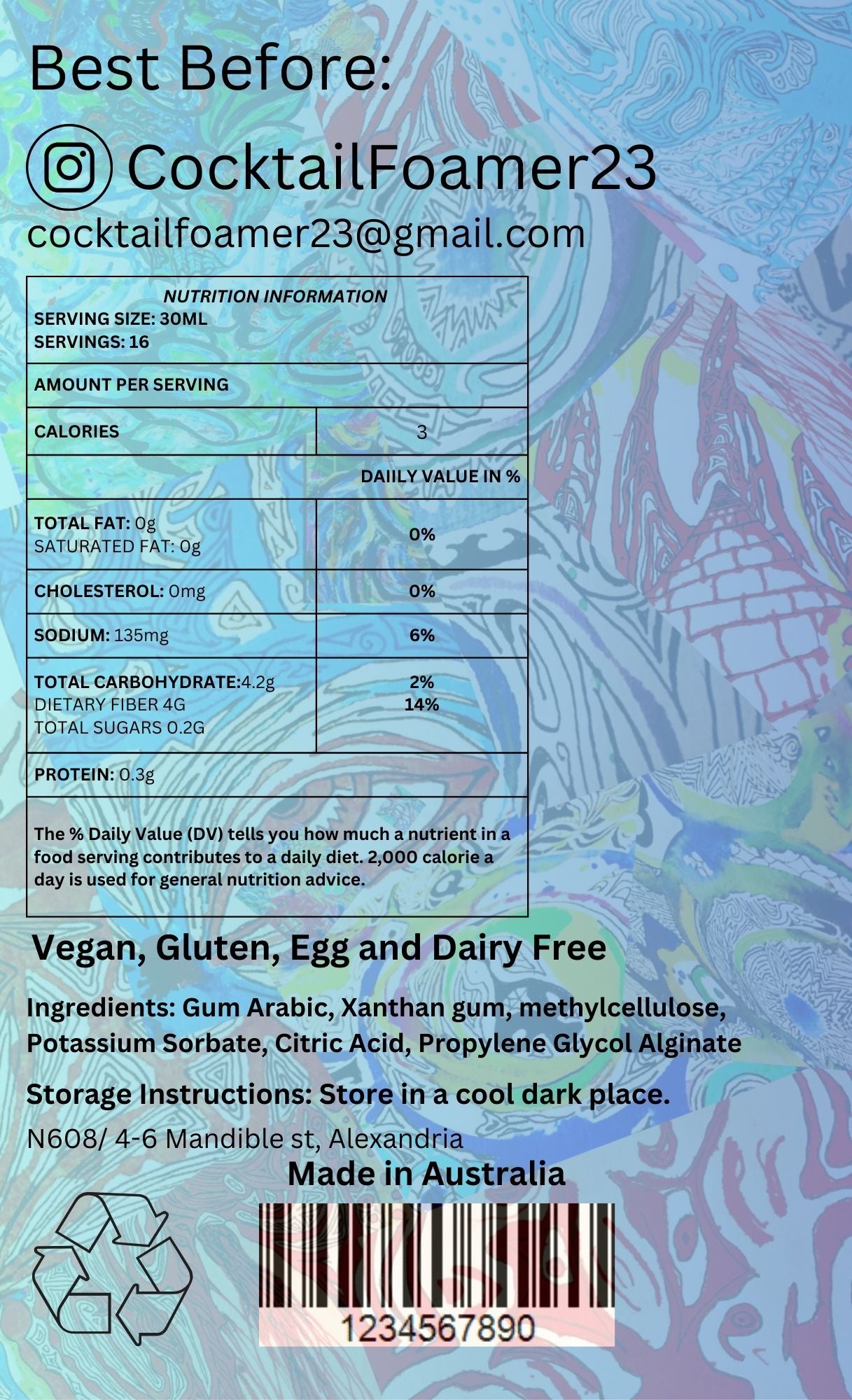 Cocktail Foamer 500ml