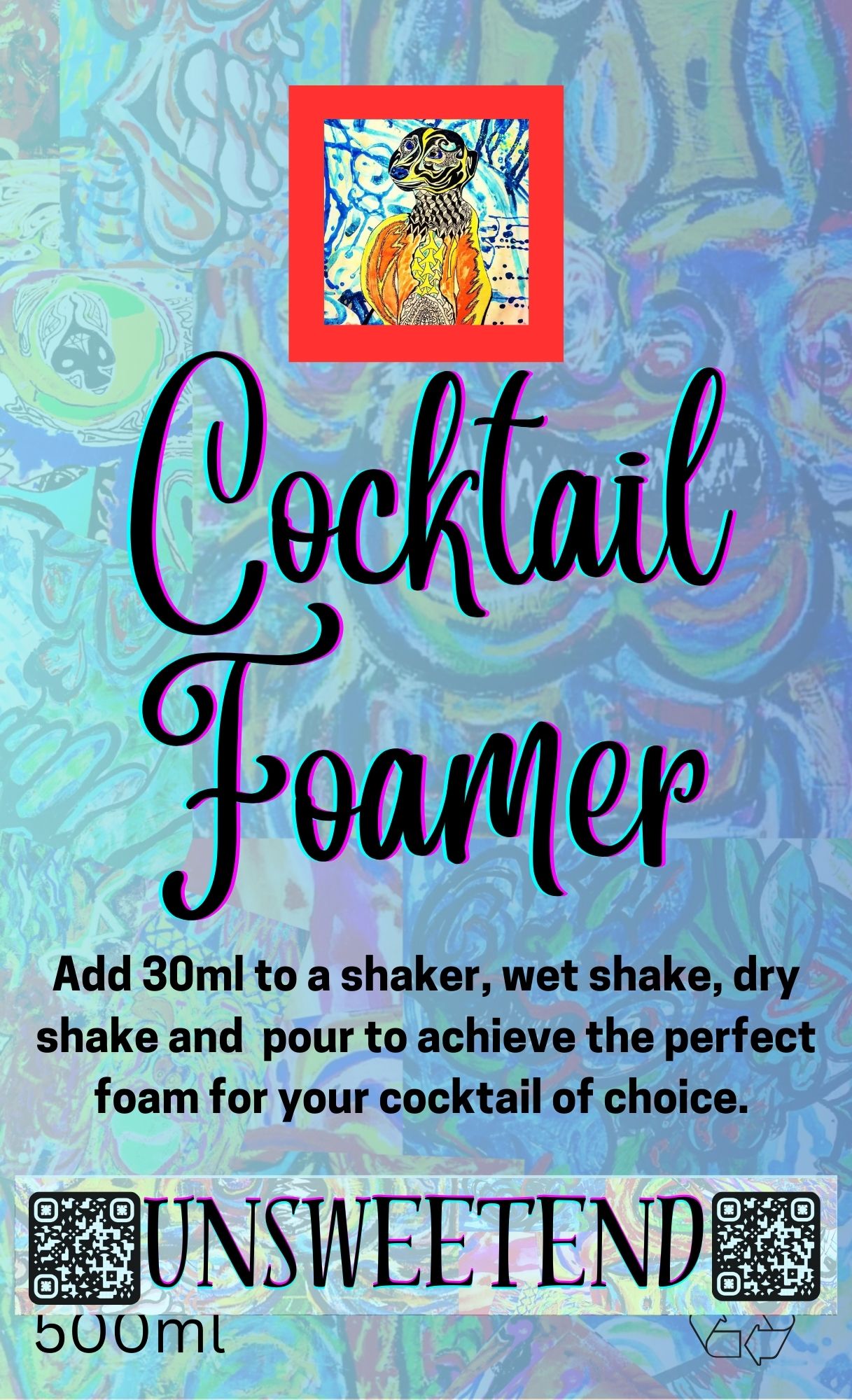 Cocktail Foamer Unsweetened Case (12 Units)